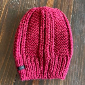 NWOT Columbia Hat Beanie red adult size
